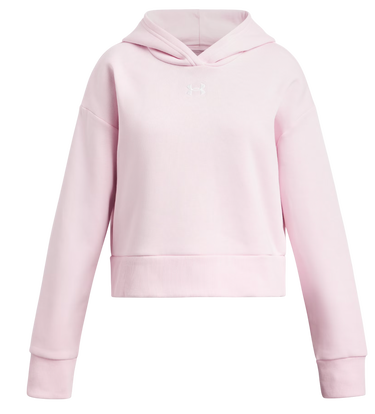 Sweatshirt Under Armour Rival Fleece Cropped Hoodie Lyserød | 1379517-647, 0