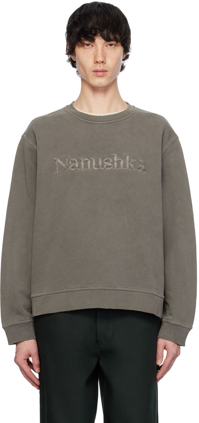 Sweatshirt Nanushka Mart Sweatshirt Grå | NU23PFSW00795