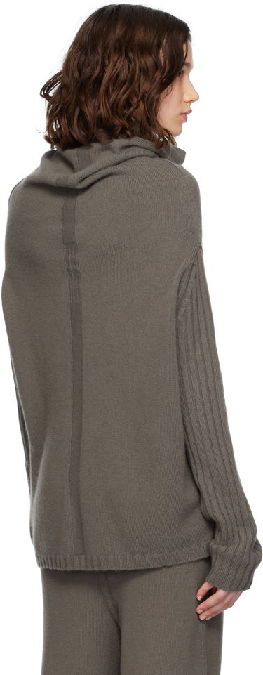 Sweater Rick Owens Rick Owens Concordians Rasato Cashmere Knit Turtleneck Grå | RP02E4674 KLWS, 2