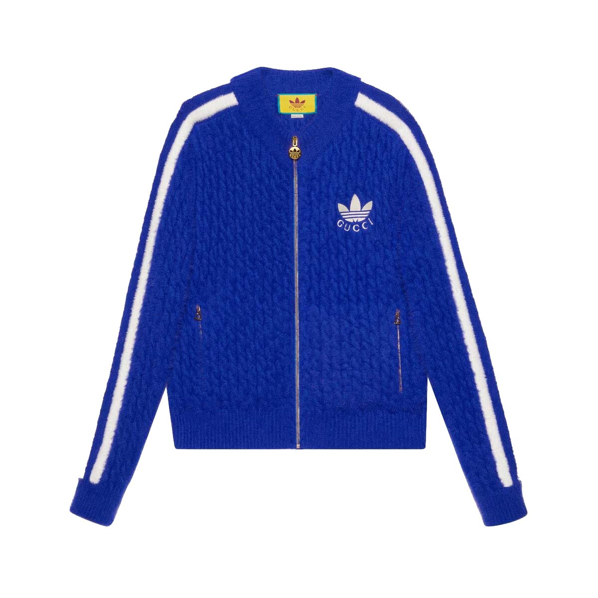 Jakke Gucci adidas x Wool Jacket Blue Blå | 723091 XKCTX 4854, 0