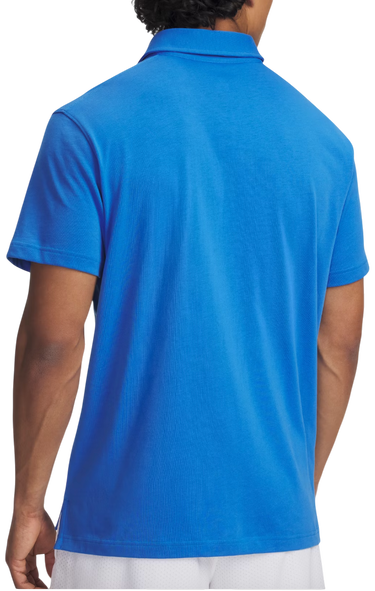 Polo skjorte Under Armour Textured Short-Sleeve Icon Polo Blå | 1386608-402, 1