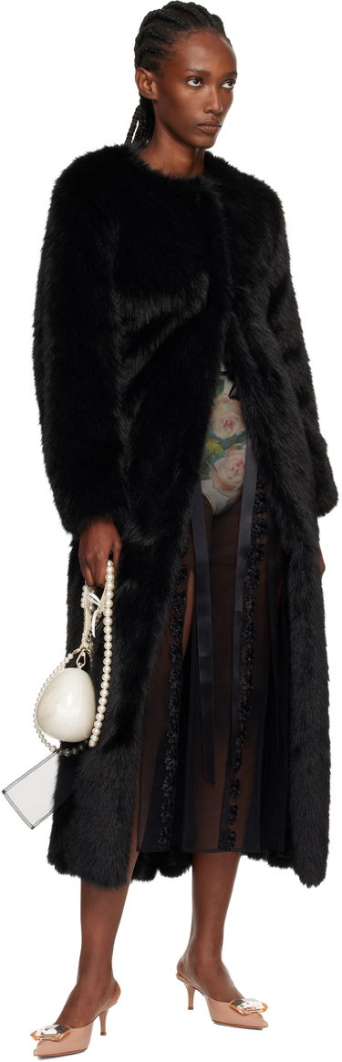 Håndtaske Simone Rocha Simone Rocha Pearl & Chain Strap Pearl Egg Bag Hvid | BAG110ECBOW 0773, 3