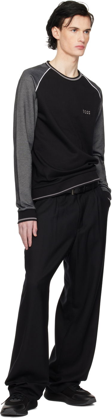Sweatshirt BOSS Raglan Sleeve Sweatshirt Sort | 50535836, 3