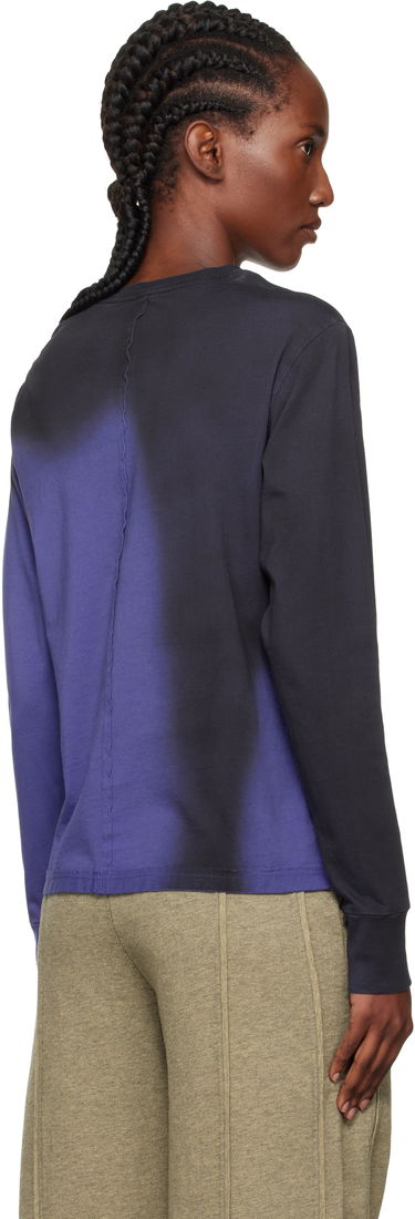 T-shirt Eckhaus Latta Eckhaus Latta Lapped Long Sleeve T-Shirt Lilla | 302-EL-PF25-S -, 2