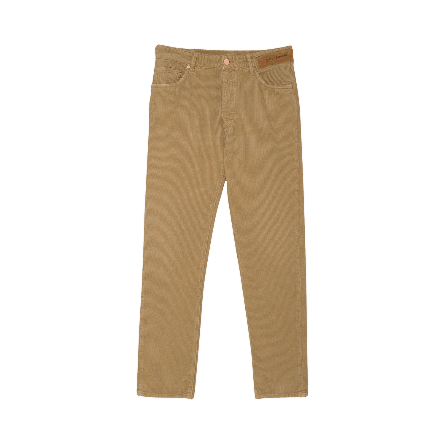 Bukser Palm Angels Logo Regular 5 Pocket Pant Beige | PMYA012F21DEN0016161, 0