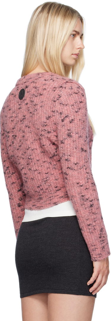 Sweater Moschino Cable Knit Cardigan Lyserød | 242K10904, 2
