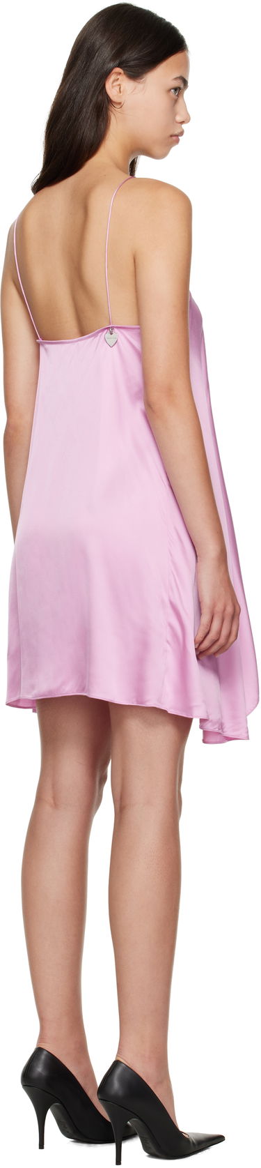Kjole Acne Studios Draped Halter Minidress Lyserød | A20831-, 2