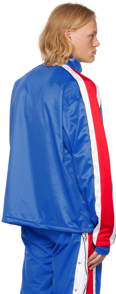 Træningsdragt VETEMENTS VTMNTS Stripe Track Jacket Blå | VL14AT100N, 2
