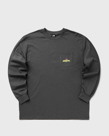 T-shirt The North Face Expedition Celebration Oversized Long Sleeve T-Shirt Sort | NF0A8E3DRHI1, 0