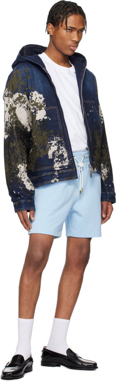 Shorts Casablanca Casablanca 'Beauty Of The World' Sweat Shorts Blå | MS25-JTR-003-03, 4