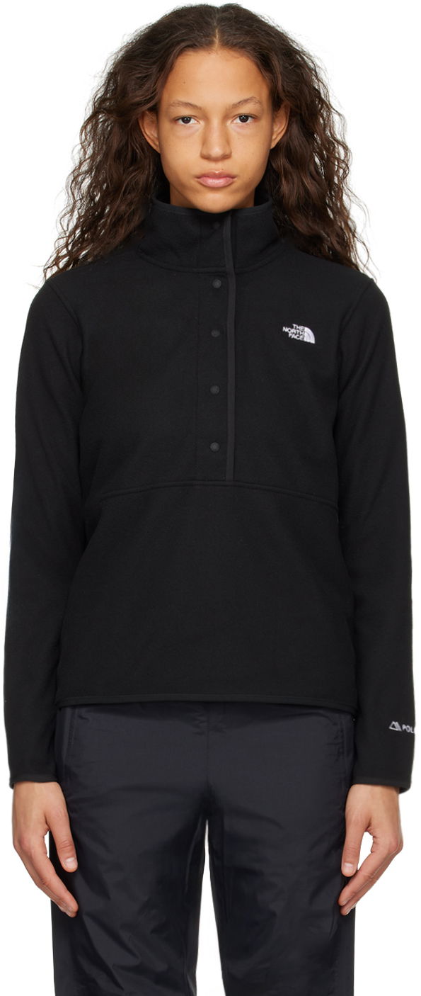 Vindjakke The North Face Black Alpine Half-Snap Jacket Sort | NF0A84QI, 0