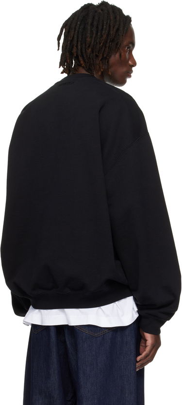 Sweatshirt VETEMENTS VETEMENTS Logo Oversized Sweatshirt Sort | UH76CW100B, 2