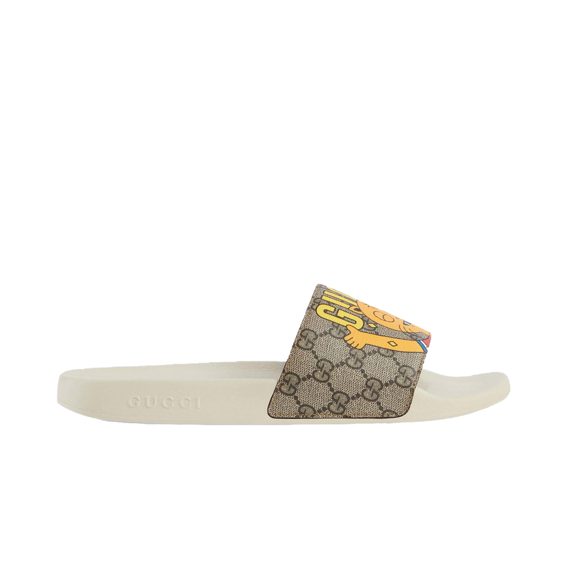 Sneakers og sko Gucci Pablo Delcielo x Cat GG Supreme Slide Beige Beige | 699302 U1G00 8462