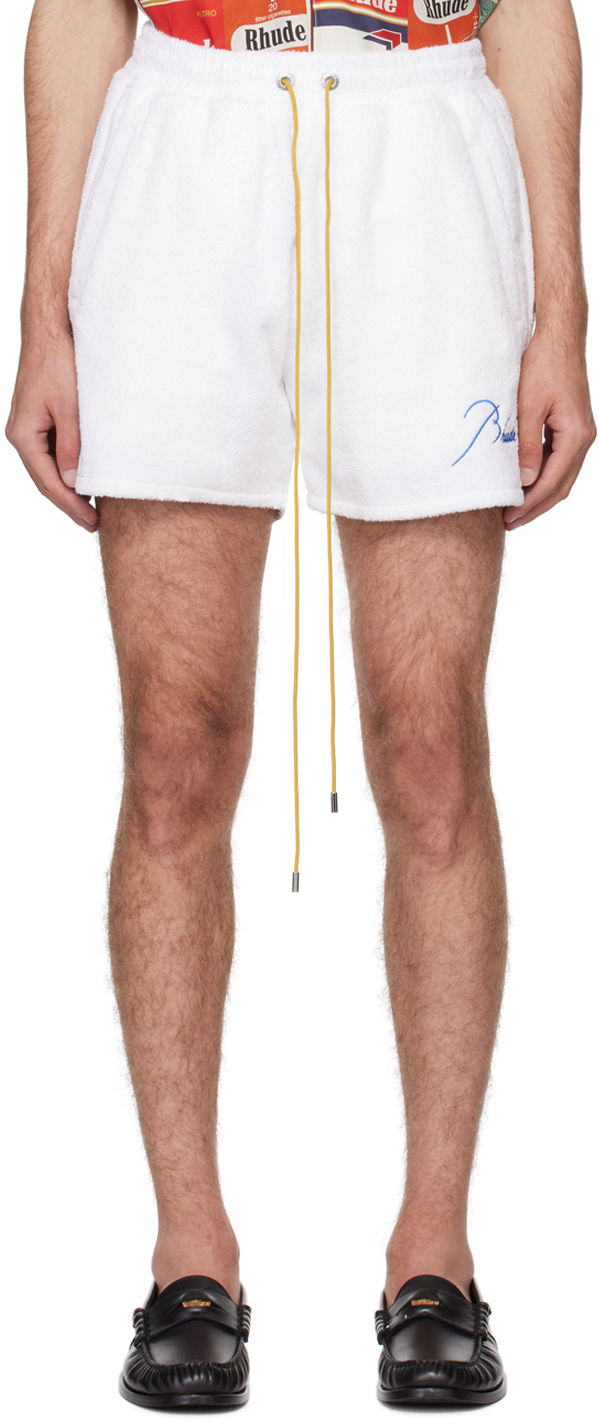 Shorts Rhude Three-Pocket Shorts Hvid | RHPS24SH20611377