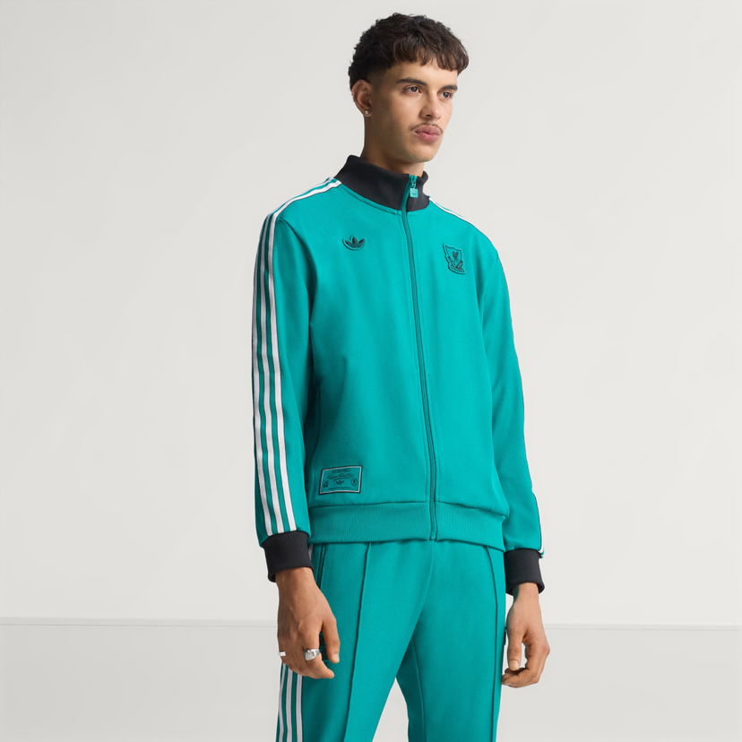 Sweatshirt adidas Performance Liverpool FC Terrace Icons Turkis | JW5464