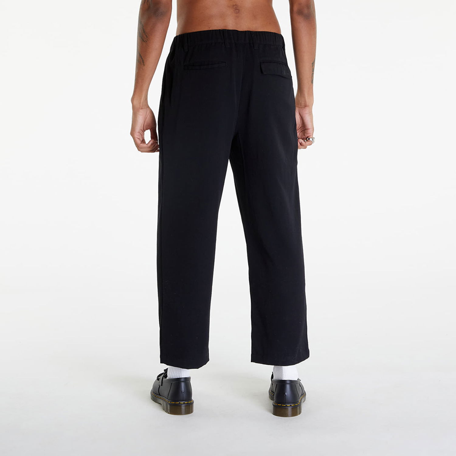 Bukser Dime Pleated Twill Pants Sort | DIMESP2435BLK, 1