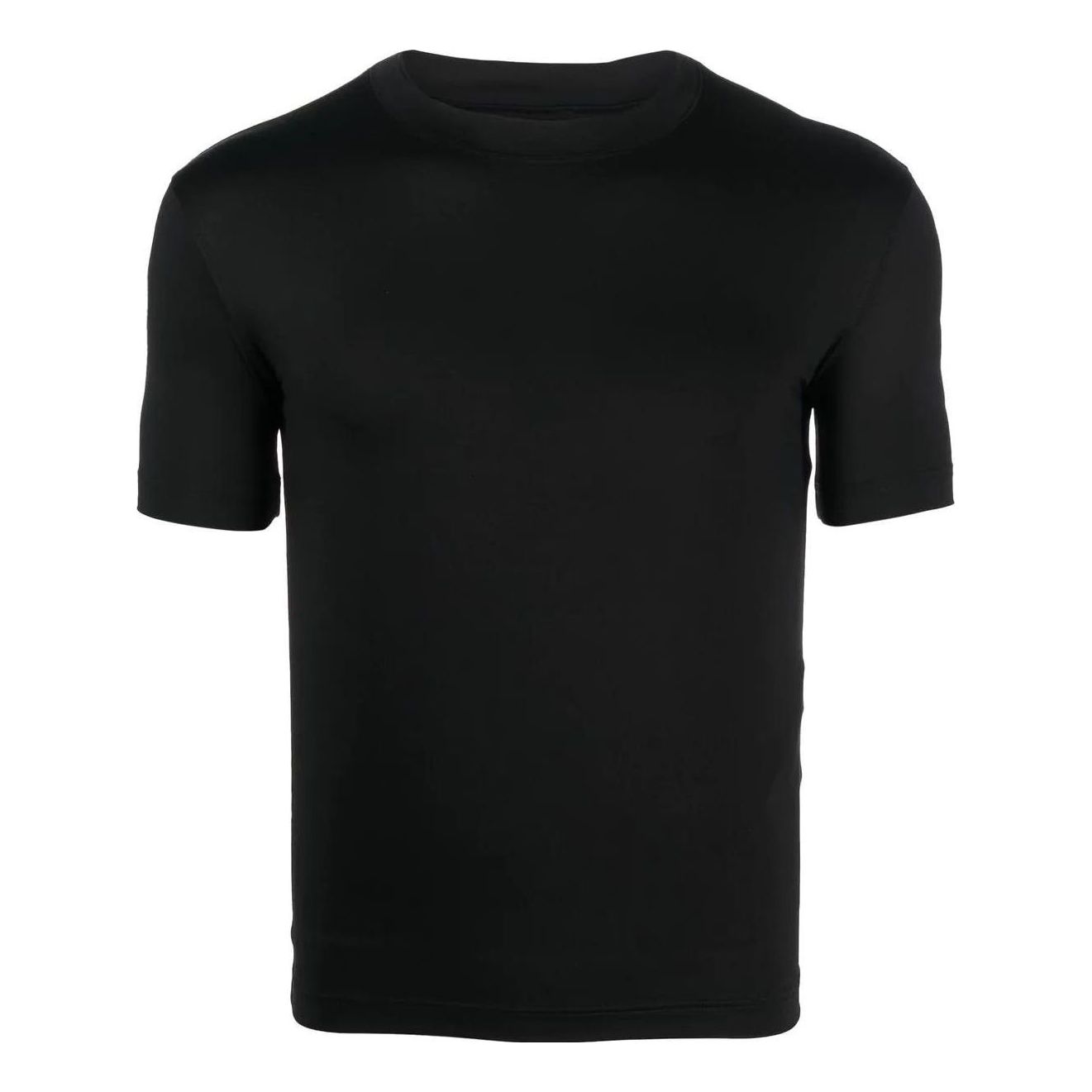 T-shirt Balenciaga Balenciaga Fitted Shiny T-Shirt Sort | 720458TNVI21000, 0