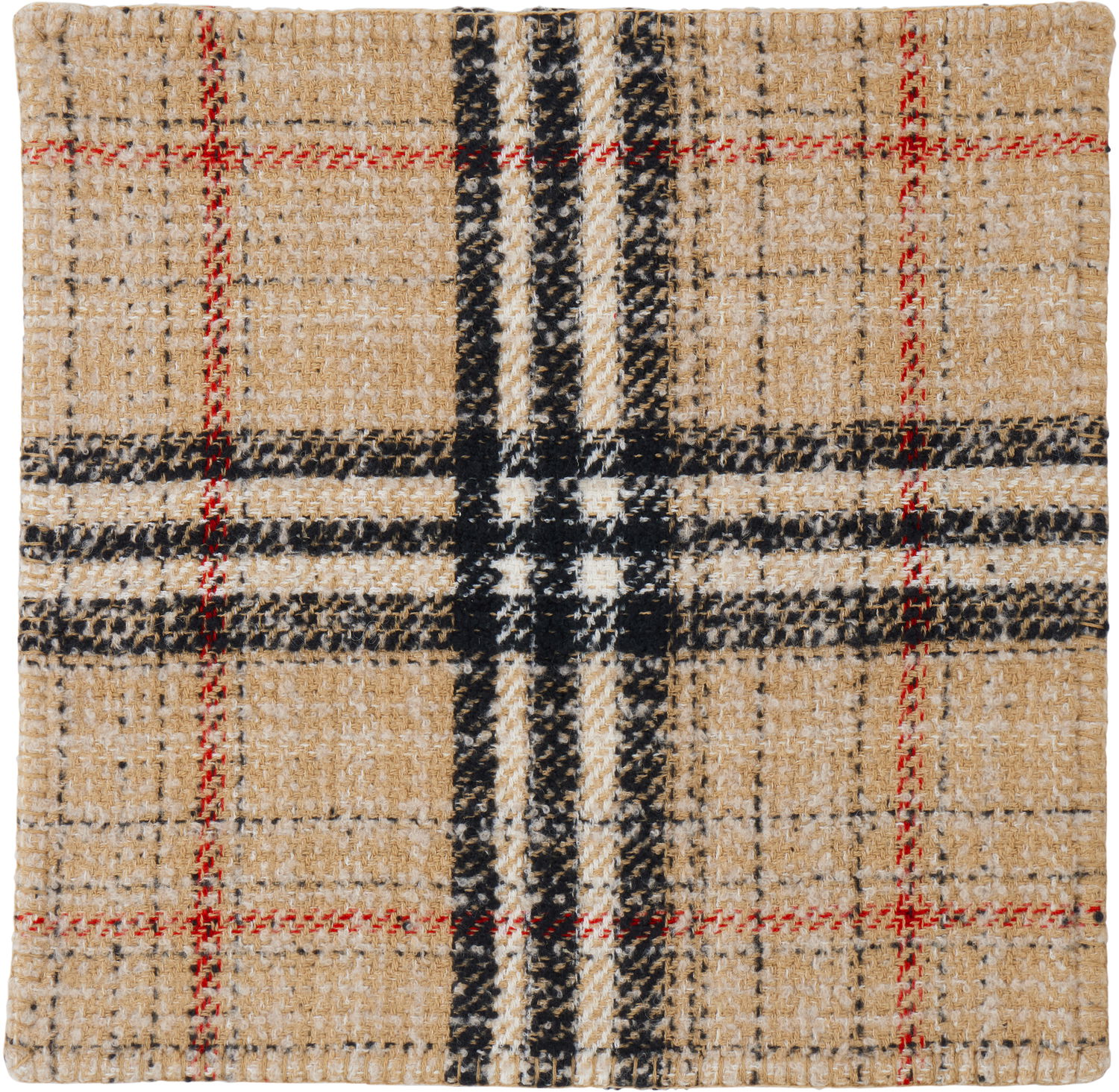 Tørklæde Burberry Burberry Giant Check Tweed Cushion Cover Beige | 8064057, 0