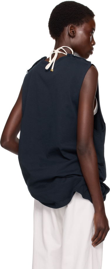 Tanktop Martine Rose Martine Rose Double Vest Tank Top Mørkeblå | 671JE03504, 2