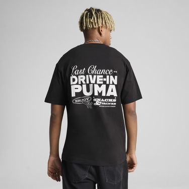 T-shirt Puma PUMA Drive-In Graphics Relaxed Fit T-Shirt Sort | 629633_01, 1