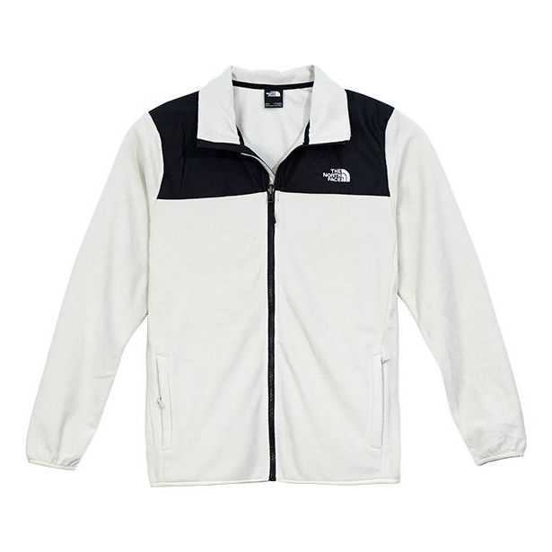 Sweater The North Face Fleece Jacket Hvid | NF0A49AE-738
