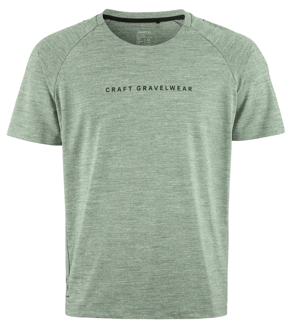 T-shirt Craft Craft Adv Gravel T-Shirt Grøn | 1913183-626000, 0