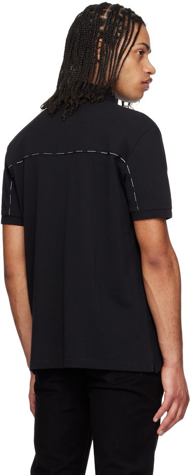 Polo skjorte Versace Versace Jeans Couture Logo Polo Sort | E78GAG623_EJ0003, 2