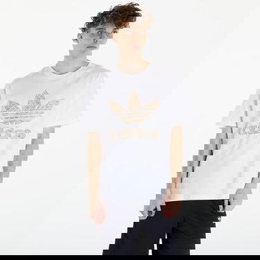 T-shirt adidas Originals Classic Monogram Graphic Short Sleeve Tee White/ Sand Strata Hvid | IS0261, 0