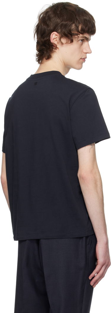 T-shirt AMI AMI Paris Ami de Coeur Cotton T-Shirt Mørkeblå | BFUTS035.724, 2