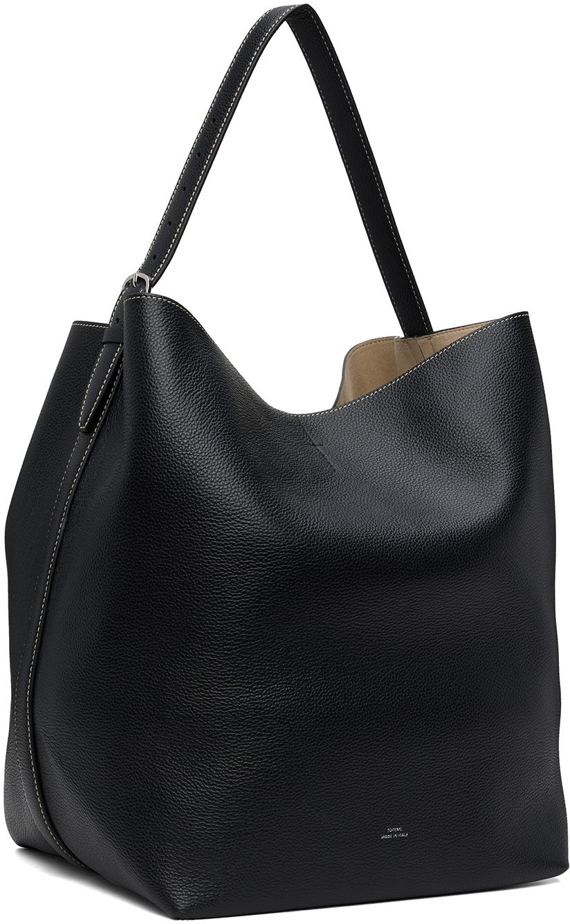 Håndtaske TOTEME TOTEME Belted Tote Bag Sort | 234-WAL853-LE0030, 1