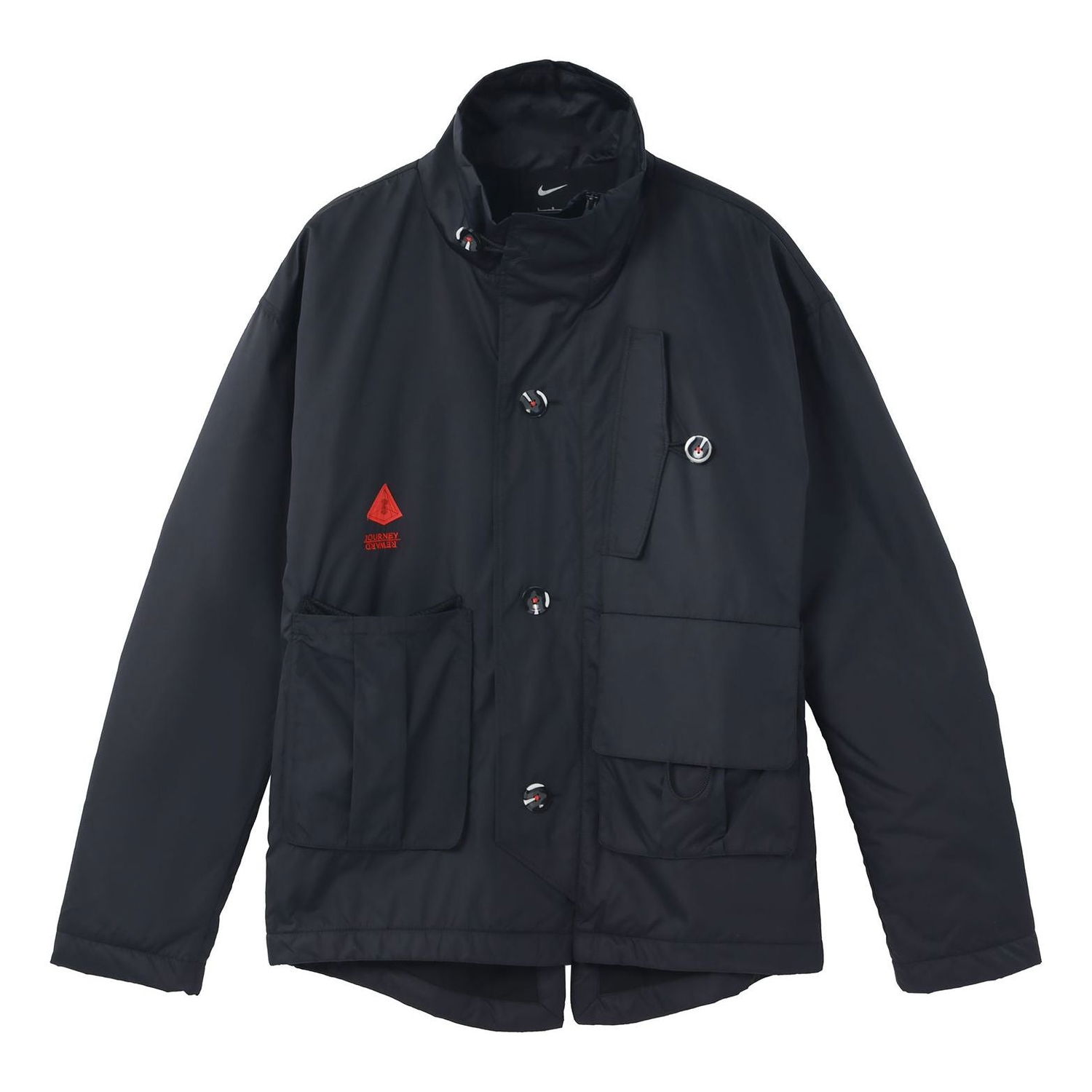 Parka Nike Stand Collar Training Jacket Sort | DA6697-010, 0
