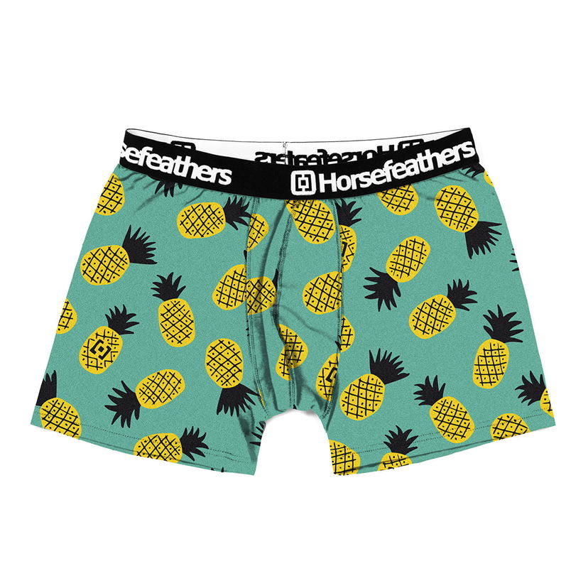 Boksere Horsefeathers Boxers Sidney Boxer Shorts Pineapple Grøn | AM164G