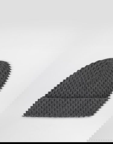 Beanie Dolce & Gabbana Dolce & Gabbana Cashmere Flat Rib Beanie Grå | FXQ10ZJBW0SN5822, 2