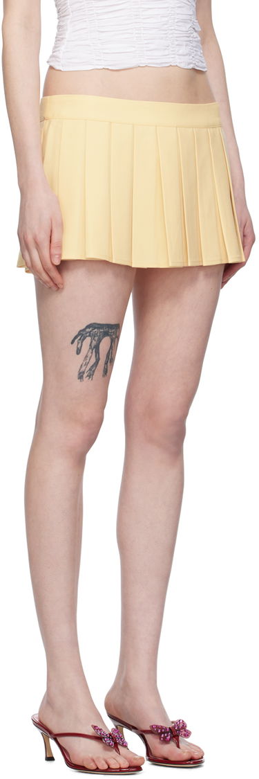 Nederdel GUIZIO Guizio Fairfield Pleated Miniskirt Gul | S24304W017, 1