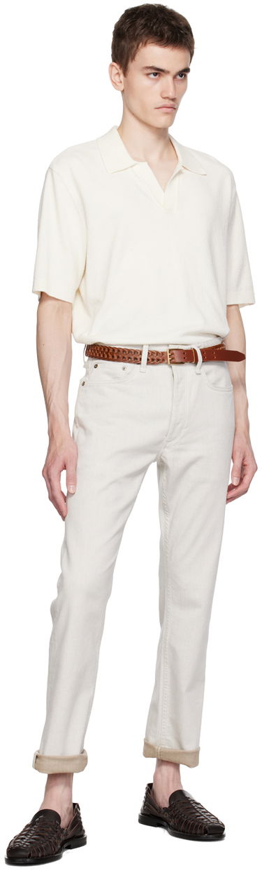 Bælter rag & bone Rag & Bone Mini Woven Leather Belt Brun | MIA22S1006PO06, 1