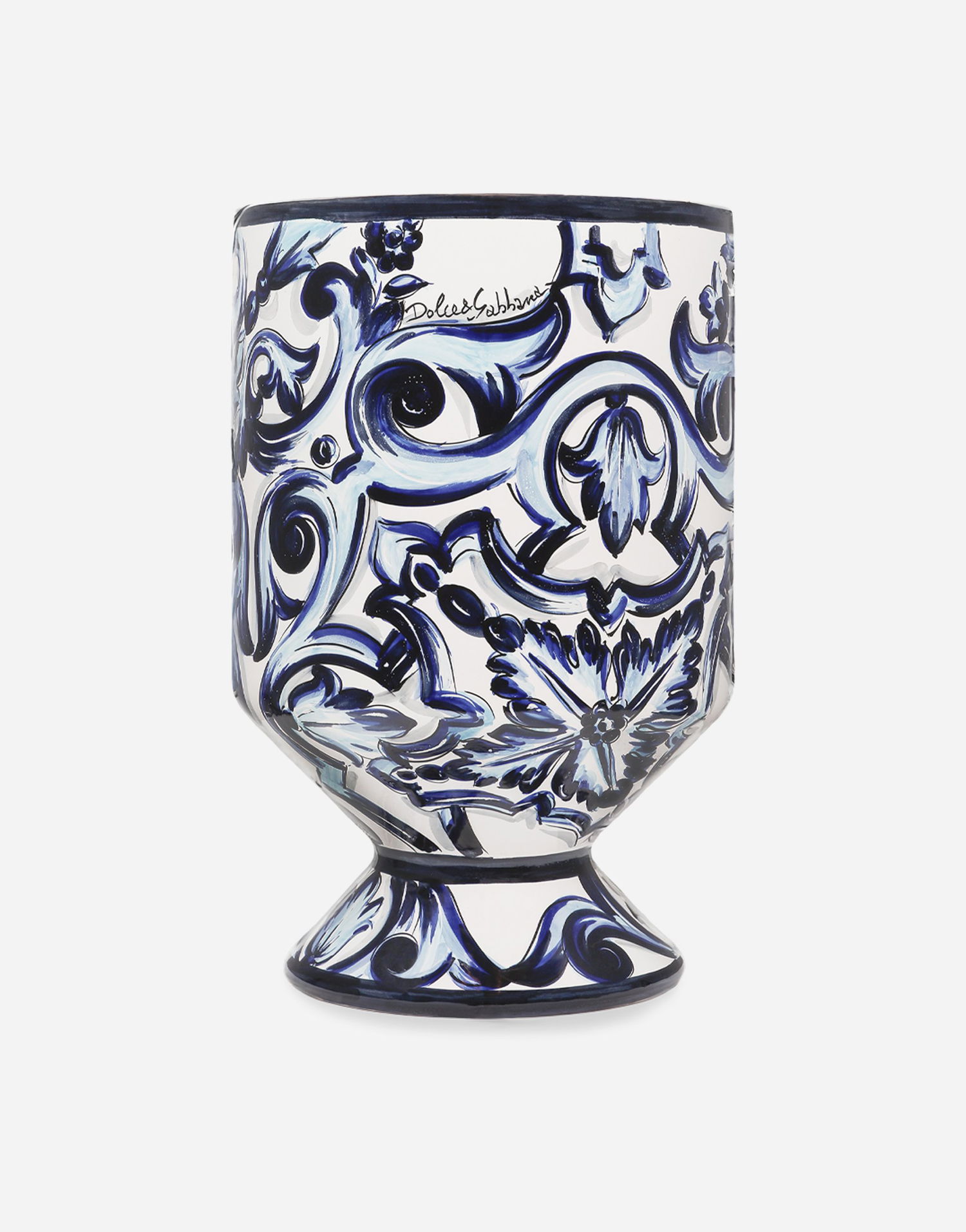 Home decor Dolce & Gabbana Dolce & Gabbana Floral Print Outdoor Vase Medium Flerfarvet | TCC031TCAC1UB001, 0
