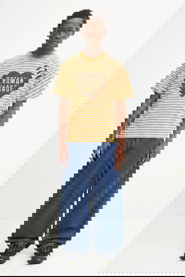 T-shirt Human Made Human Made Knitted T-Shirt Gul | HM29CS031, 4