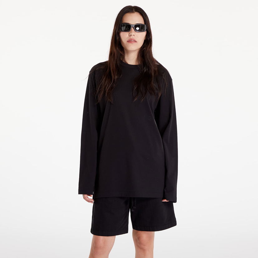 T-shirt Y-3 Relaxed Long Sleeve Tee UNISEX Black Sort | IW0068