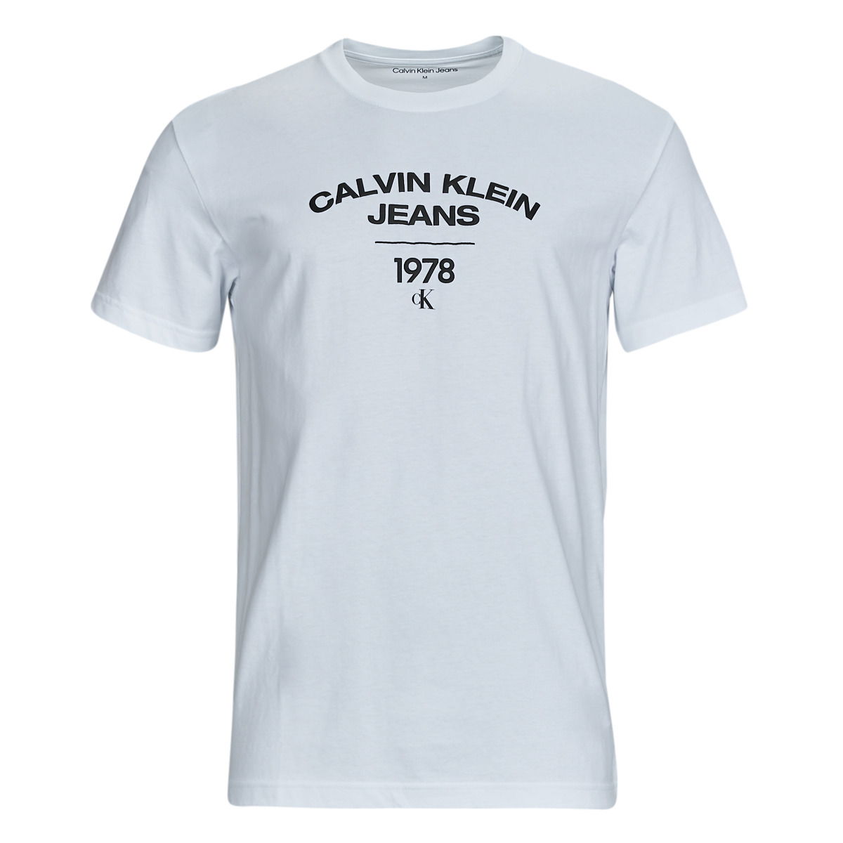 T-shirt CALVIN KLEIN VARSITY CURVE LOGO T-SHIRT Turkis | J30J324206-YAF, 0