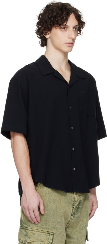 Skjorte AMI AMI Paris Camp Collar Shirt Beige | HSH219.CO0106, 4