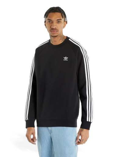 Sweatshirt adidas Performance Adidas 3 Stripe Crew Sweat Sort | IA4861
