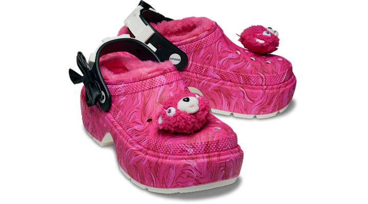 Sneakers og sko Crocs Fortnite X Stomp Lined Cuddle Team Leader Clogs Lyserød | 210497-9DD, 1