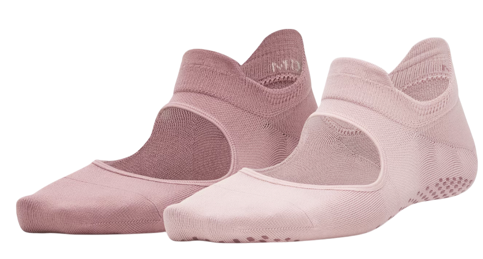 Sokker Under Armour Under Armour Breathe Balance 2-Pack Ankle Socks Lyserød | 1373336-673, 0