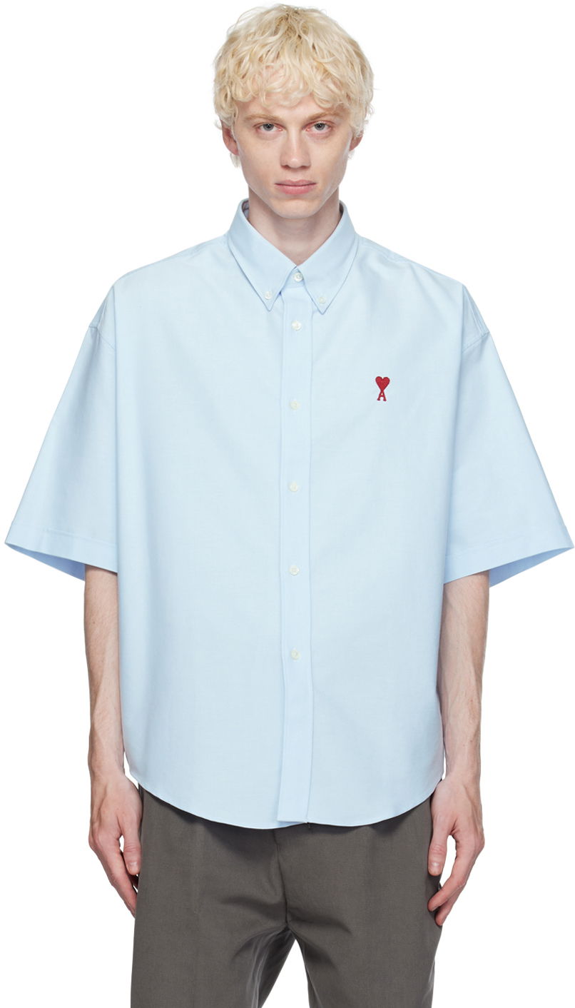 Skjorte AMI Shirt Blå | HSH230.CO0031, 0