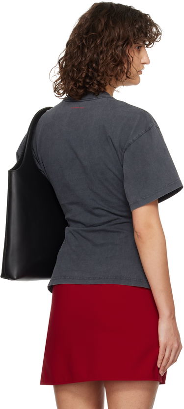 T-shirt Courrèges Courrèges Fitted Printed T-Shirt Grå | 125JTS168JS0109, 2