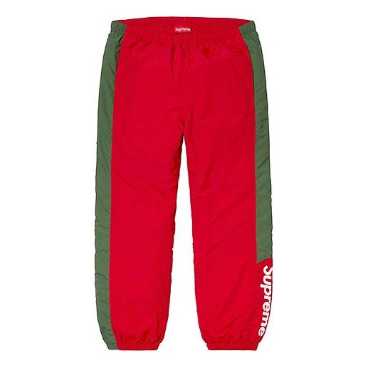 Joggingbukser Supreme Side Logo Track Pants Rød | SUP-FW19-053, 0