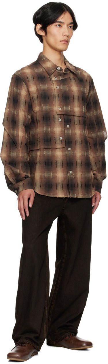 Skjorte Andersson Bell Andersson Bell Check Layered Shirt Brun | atb1337m, 3