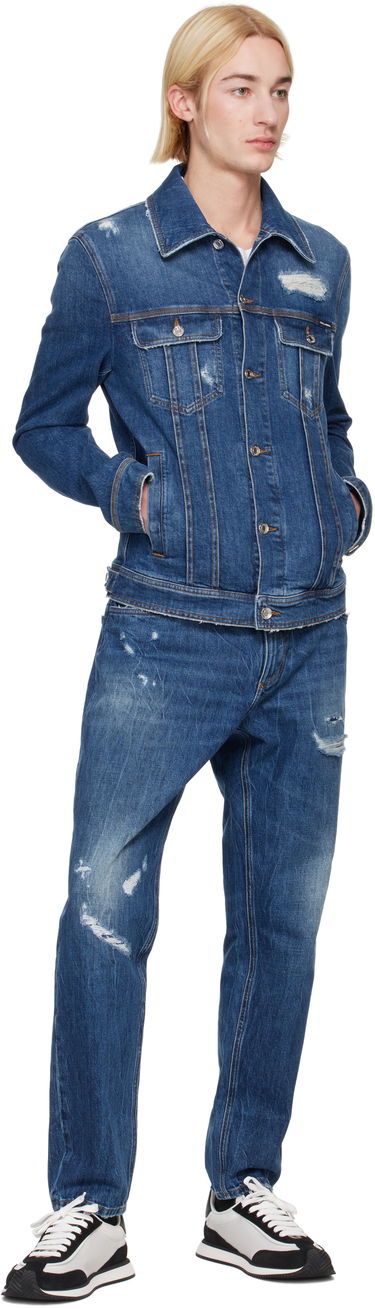 Jeans Dolce & Gabbana Dolce&Gabbana Loose Fit Jeans Blå | GYJDAZG8KE9, 3