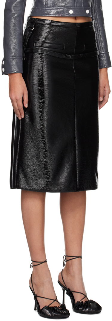 Nederdel Courrèges One Strap Midi Skirt Sort | 423CJU127VY0014, 1
