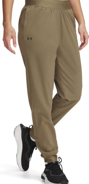 Bukser Under Armour Under Armour UA Rival Hi Rise Woven Pants Grøn | 1382727-251, 0